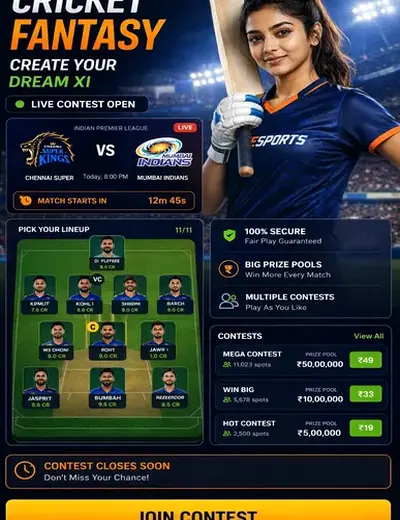 Indibetcasino (indibet casino) fantasy cricket & matchday visual 3