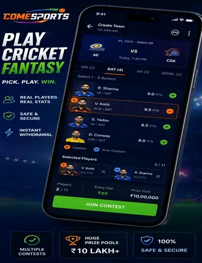 Indibetcasino (indibet casino) fantasy cricket & matchday visual 2